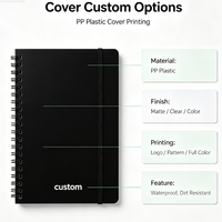 Carnet de voyage A4 à couverture souple personnalisable en PP, 60 feuilles – Fournitures scolaires de haute qualité, version personnalisable pour promotion