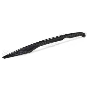 Aileron arrière de voiture Q50 en fibre de carbone véritable, grande extension de spoiler de coffre pour INFINITI Q50 2014-2019, style bec de canard Highkick - Product Image 5