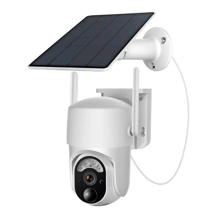 كاميرا Cctv ذكية مع تصميم جديد من Facea تعمل بالطاقة الشمسية مع كاميرا لاسلكية تعمل بالطاقة الشمسية 4G بطاقة Sim في الهواء الطلق