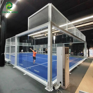 แบรนด์ขายดีที่สุด Padel King สนามแพเดิลแบบพาโนรามา พร้อมไม้แพเดิลและลูกแพเดิลฟรี - Product Image 1