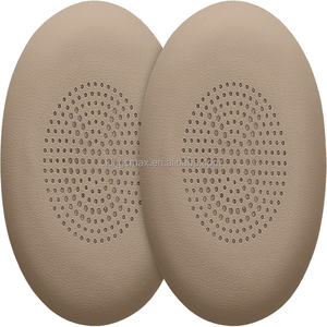 Almohadillas de repuesto personalizadas para auriculares, almohadillas de piel de cuero proteico para <span class=keywords><strong>Jabra</strong></span> Evolve 20 20se 30II <span class=keywords><strong>40</strong></span> 65, almohadillas para auriculares - Product Image 1