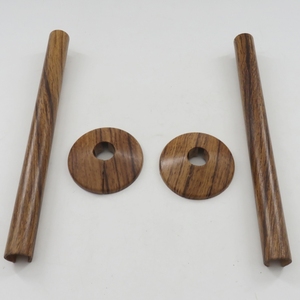 Anello Decorativo per Tubi <span class=keywords><strong>Cromato</strong></span> Effetto Legno, Copertura a Scatto per Tubi dell'Acqua, Anello Decorativo per Tubi di Riscaldamento, Copertura per Fori di Apertura - Product Image 4