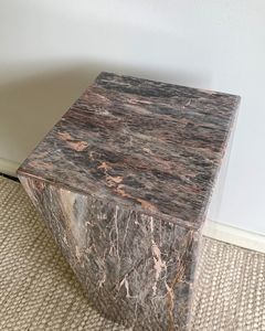 Mesa auxiliar <span class=keywords><strong>de</strong></span> esquina al por mayor, bloque <span class=keywords><strong>de</strong></span> zócalo <span class=keywords><strong>de</strong></span> mármol Calacatta Viola, mesa auxiliar alta <span class=keywords><strong>para</strong></span> escalera, cocina, comedor, aplicación - Product Image 6