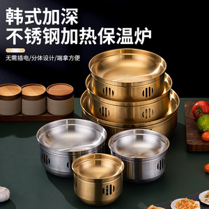 Stainless Steel High-Side Dry Boiler 14cm 17cm 20cm 23cm 26cm 30cm Circular For Commercial Use - Product Image 2