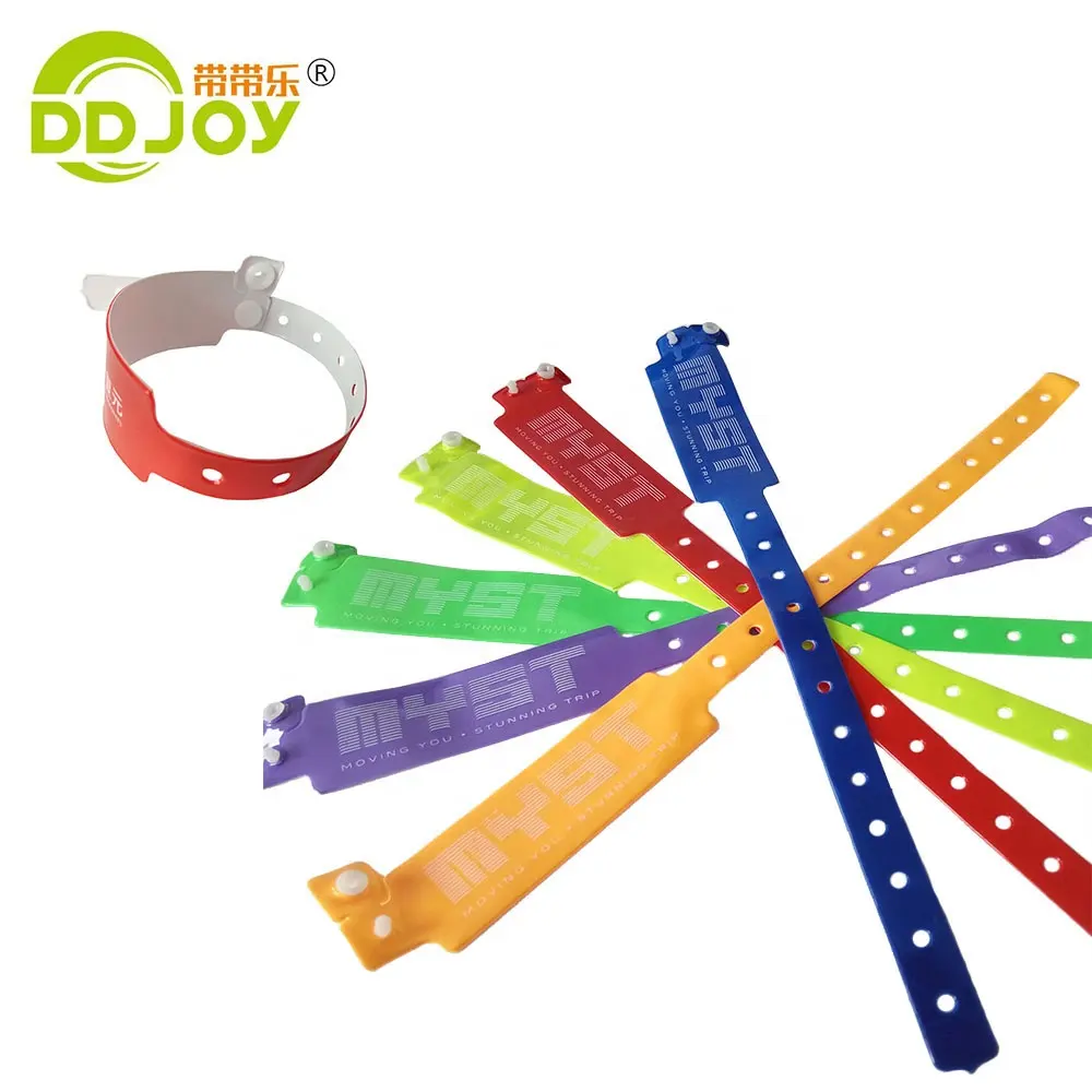 Bracelet Pvc Custom Design Factory Price Festival Sublimation Plastic Pulsera Unisex PVC Wristband / Bracelet