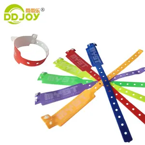 Custom Design Factory price Festival Sublimation Plastic Pulsera Unisex PVC Wristband / Bracelet