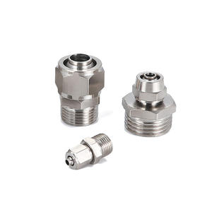 Pièces pneumatiques, raccord rapide, filetage externe, modèles traversants, PC8-01 6-01 4-M5 10-01 PC10-02 KLC8-02 - Product Image 1