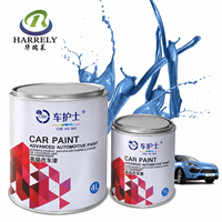 Peinture automobile acrylique argentée métallisée CHS 1K, revêtement liquide anti-rayures pour la retouche de la surface des voitures