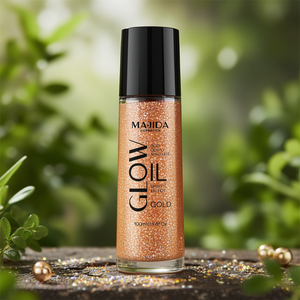 Aceite Corporal Brillante Majida Glow de 100 ml con Efecto Dorado - Product Image 3