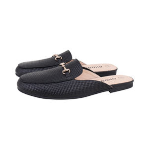 Summer <strong>Slipper</strong> Loafers for Women Luxury Basketweave Cow Leather <strong>Ladies</strong> Half Loafer Shoe Classic <strong>Moccasin</strong> Women's <strong>Slippers</strong> - Product Image 5