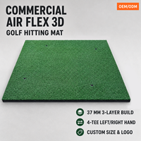 Tapis de golf commercial personnalisé en nylon 3D pour clubs, académies, simulateur de practice intérieur/extérieur