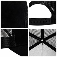 Casquette de baseball respirante en suède à 5 panneaux avec logo brodé personnalisé, visière incurvée et fermeture snapback pour hommes et femmes