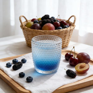 Vasos de Vidrio Boho Transparentes con Relieve de 120 ml, Duraderos, para Cocina, Bar, Fiestas, Whisky, Vodka, Licores, Cerveza, Jugo, Leche - Product Image 4