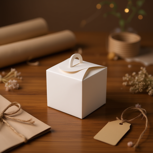 Scatola di Carta ILAN 8x8x8 Cm Cubo Pieghevole per Confezione Regalo 6 Pezzi - Product Image 2