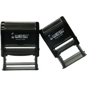 Tampon encreur automatique rectangulaire <span class=keywords><strong>WES</strong></span> de bonne qualité avec encre intégrée pour le bureau - Product Image 5