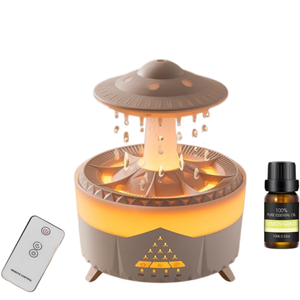 New Raindrop Aroma Diffuser for Bedroom Home Desktop Air <b>Humidifier</b> with Night Light Fragrant Room Sprays Machine - Product Image 1