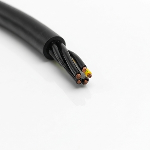 Câble de commande haute performance SIJAR HSFLEX-CP801, conducteur en cuivre flexible industriel, isolation en PVC, gaine en PUR, -30°C~90°C - Product Image 1