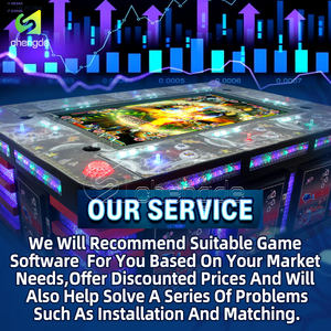 Machine de jeu de pêche Ocean Crab King 2 Deluxe, la plus populaire aux États-Unis, avec écran de 55 pouces, 8 joueurs, rouge et noir, table de pêche - Product Image 6