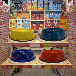 Cuenco portátil antideslizante para mascotas con logotipo personalizado, Metal esmaltado no tóxico para perros y gatos, comederos portátiles no tóxicos para cachorros <span class=keywords><strong>Bully</strong></span> - Product Image 1