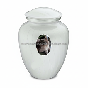 Urnas de latón de alta calidad para gatos y perros, urnas conmemorativas para mascotas para cenizas de gatos y perros, urnas al por mayor a bajo precio - Product Image 1