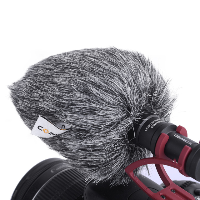 COMICA CVM-MF3 Professional Shotgun Microphone Wind Screen Muff for COMICA VM10II, RODE Video Micro, BOYA BY-MM1 and Etc