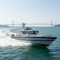 Bateau de patrouille et de sauvetage Grandsea de 18 m en aluminium à moteur hors-bord à vendre