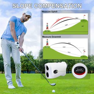Télémètre <span class=keywords><strong>laser</strong></span> de golf - 600 m, haute précision, <span class=keywords><strong>laser</strong></span> 905 nm, avec correction de pente et fonction de verrouillage du drapeau pour le golf et la chasse - Product Image 3
