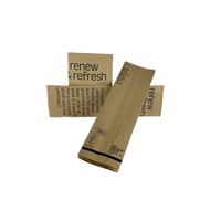 Papier kraft personnalisé recyclable personnalisé papier kraft blanc sac debout en papier kraft recyclable sac d'emballage de fournitures d'hôtel