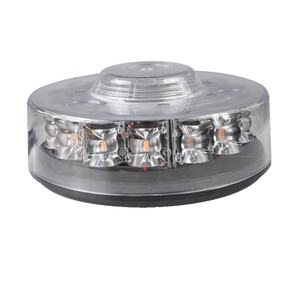 Luz de Advertencia de Emergencia para Tráfico, Color Ámbar, DC 12 <span class=keywords><strong>V</strong></span> a 24 <span class=keywords><strong>V</strong></span>, Redonda, LED, Súper Brillante, con 14 LED de Potencia - Product Image 6