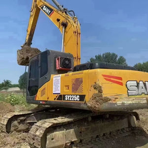La vente directe d'usine a utilisé Sany SY225 22.5 tonnes d'excavatrice de chenille 1.0mÂ ³ capacité de seau 2024 modèle 9 tonnes actionnant le moteur d'Isuzu - Product Image 1