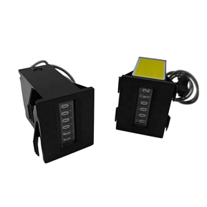 Compteur de pièces de monnaie électrique mécanique à 6 chiffres de haute qualité et économique, trieur de pièces en plastique pour machines d'arcade et centres de jeux - Product Image 1