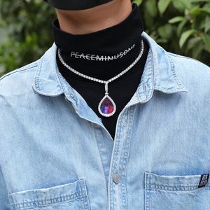 UWIN A Buon Mercato Su Misura Foto Del Pendente Immagine Pendenti Iced Out CZ Memoria Collana per Uomo Donna - Product Image 2
