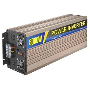 YUMO Inverter a onda sinusoidale pura SGPE 5000w/6000w/8000w 12/24/48VDC nuovo sistema energetico (display a colori e telecomando è opzionale)