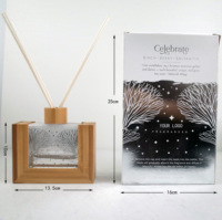 Vente en gros de diffuseur de parfum d'ambiance de luxe pour la décoration intérieure personnalisé avec flacon en acier coffret cadeau pour femmes avec boîte cadeau