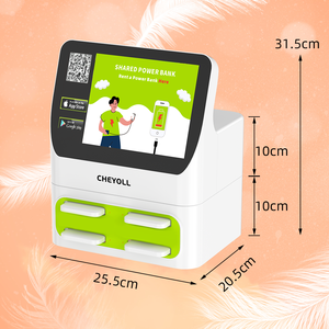 Station <span class=keywords><strong>de</strong></span> paiement POS pour partage <span class=keywords><strong>de</strong></span> batteries externes avec <span class=keywords><strong>lecteur</strong></span> <span class=keywords><strong>de</strong></span> <span class=keywords><strong>carte</strong></span> <span class=keywords><strong>de</strong></span> crédit NFC et écran publicitaire LCD - Product Image 2