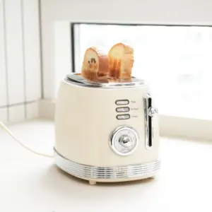 High Quality Kitchen Appliances Toaster Bread Tostapane Retro Style Toasters For Hotel Or Home Use 5kmt2204 Horizontal Toaster