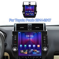 Radio Estéreo para Toyota Prado con GPS Integrado, CarPlay, Mirror Link, WiFi, Reproductor MP3, Audio de Alta Resolución y Pantalla Dividida