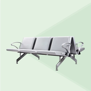 Silla de Espera de 3 Plazas de Acero para Hospital o Aeropuerto, Precio de Fábrica - Product Image 1
