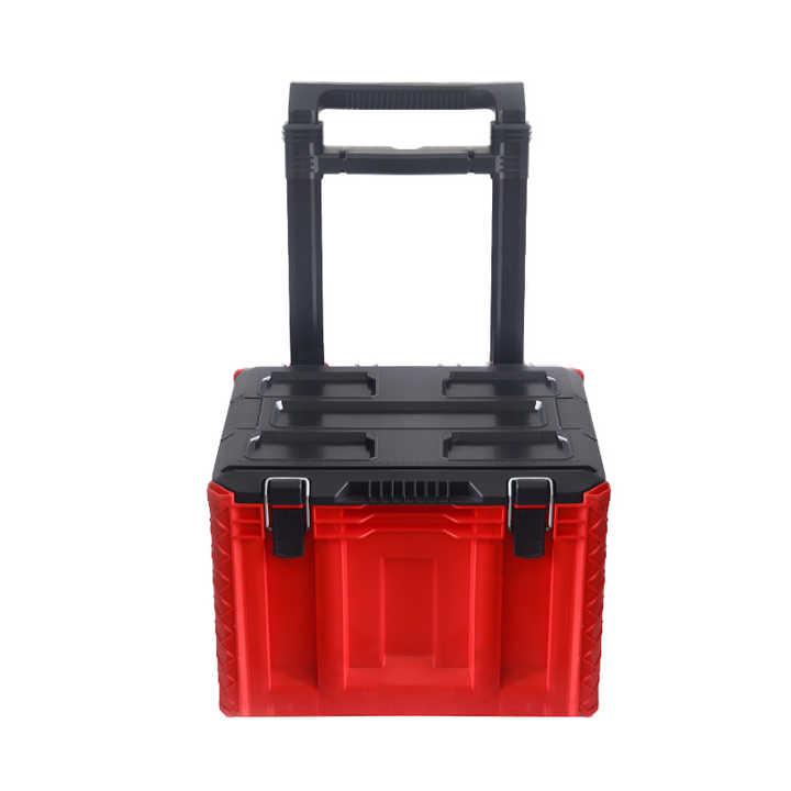New Style Portable Tool Case with Wheels and Hand Push Feature Pull Rod ...
