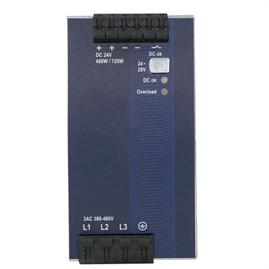 3-fase DIN rail power supply ML90.200 24V 3.75A 24-28Vdc 90W AC 380-480V NEC classe 2 2