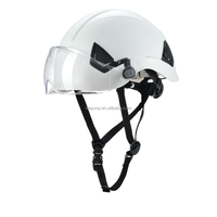 Casque de sécurité rigide Wejump CE EN397 & ANSI Z87.1 Type I Classe C, construction industrielle en ABS, ajustement de la circonférence de la tête