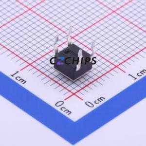 TS-KG09 Tactile Switch Through hole Component (THT)-4P,4.5x4.5mm Switch Single Pole Single Throw Round Button Through Hole 4.5mm - Product Image 2