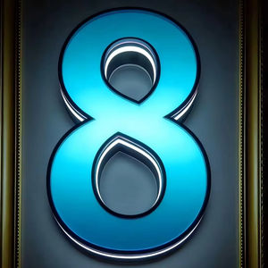 Letrero de Letras LED RGB Acrílicas con Diseño Personalizado Gratuito para Decoración de Logotipos de Negocios, Bares, KTV, Tiendas, Interiores y Exteriores - Product Image 1