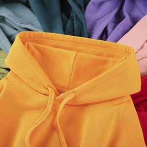 H5273 High Quality 380G 100% Cotton <b>Drop</b> Shoulder Unisex Oversized Men's Hoodies - Product Image 2