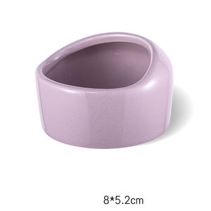 Warna-warni keramik pemberi makan anjing bubuk hewan peliharaan mangkuk air makanan kucing hewan peliharaan mangkuk pengumpan - Product Image 5