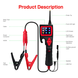 TopDiag-Testeur de circuit automobile P200 d'origine, outil de diagnostic multifonction pour système électrique - Product Image 5