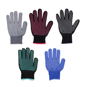 <b>Silicone</b> <b>Beaded</b> Gloves Anti-slip Heat Insulation For Hairdressing Adult Size As Shown - Product Image 2