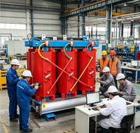 Transformateur sec triphasé SCB13 160 kVA 10 kV/0,4 kV à haut rendement énergétique, le plus vendu