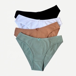 Sous-vêtements en coton pour jeunes filles pas chers, culottes mignonnes pour femmes avec nœud, sous-vêtements unis teints pour adolescentes, confortables et respirants - Product Image 4