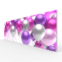 Boîte lumineuse rétroéclairée en tissu LED personnalisée de haute qualité, nouvelle arrivée, promotion publicitaire, 85*200, JC Portable